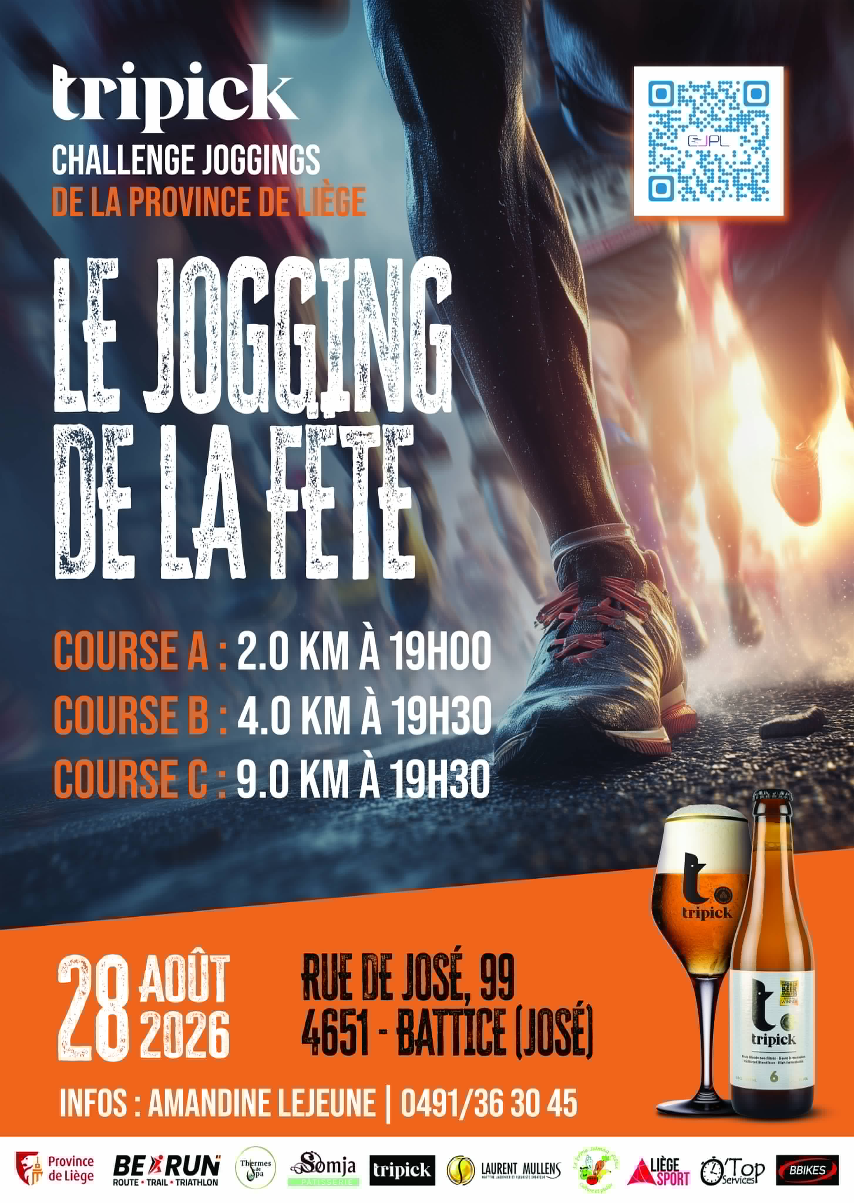 Jogging de la fete