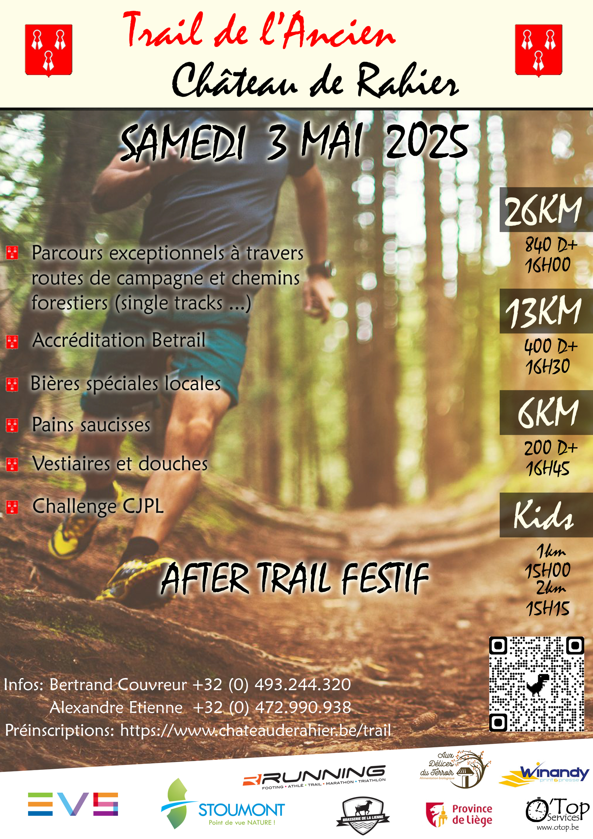 Trail de l'ancien chateau de Rahier